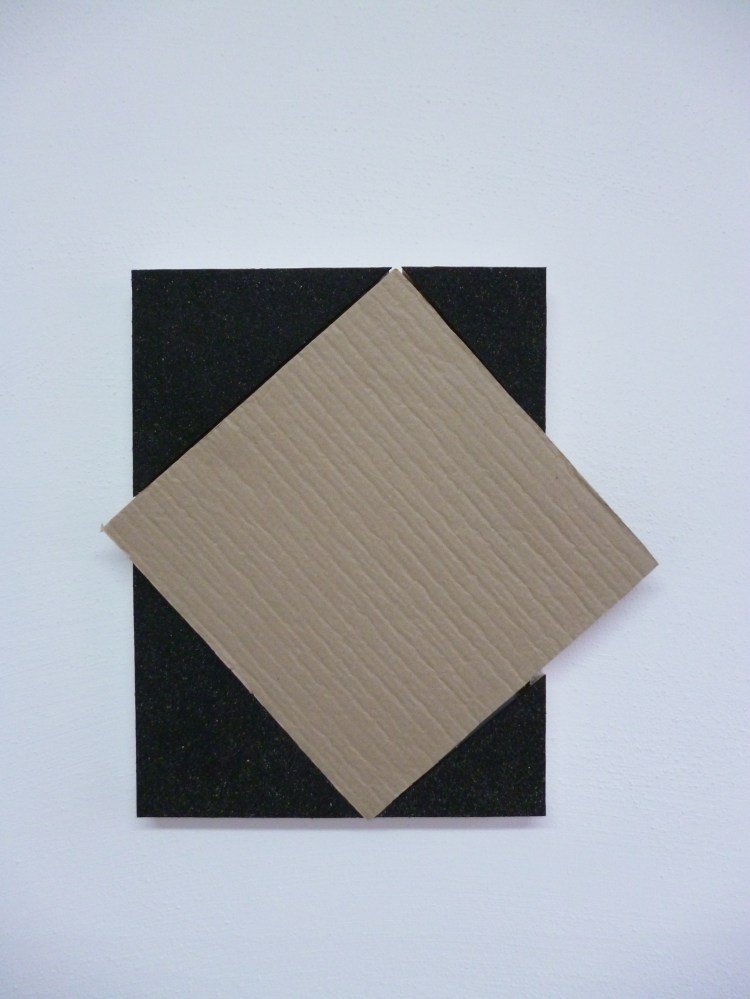 Werner, Rückemann, Relief, Holz u. Karton, 2014, Atelier