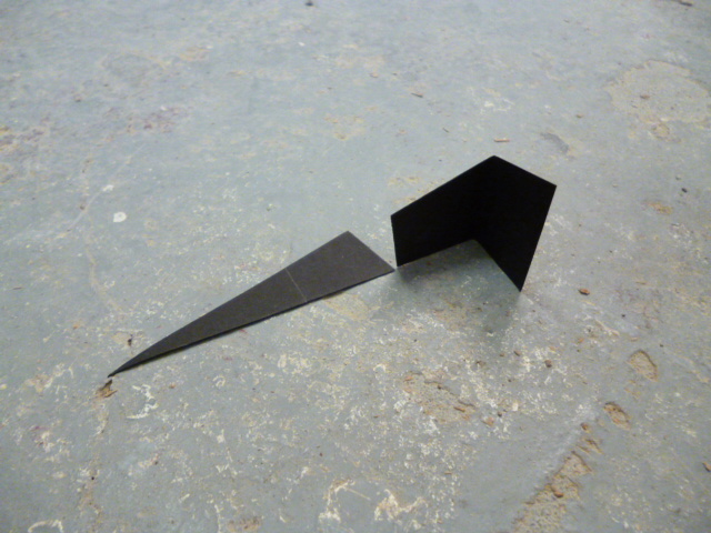 Werner Rückemann, Modell, BackLight, Karton, 2014, Atelier