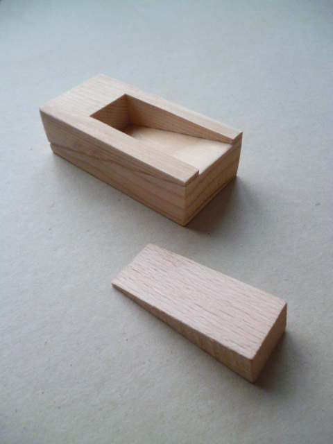 Werner Rückemann, Modell, Holz, 2014, Atelier