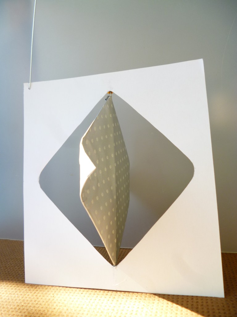 Werner Rückemann, Modell, Metall u. Karton, 2017, Atelier