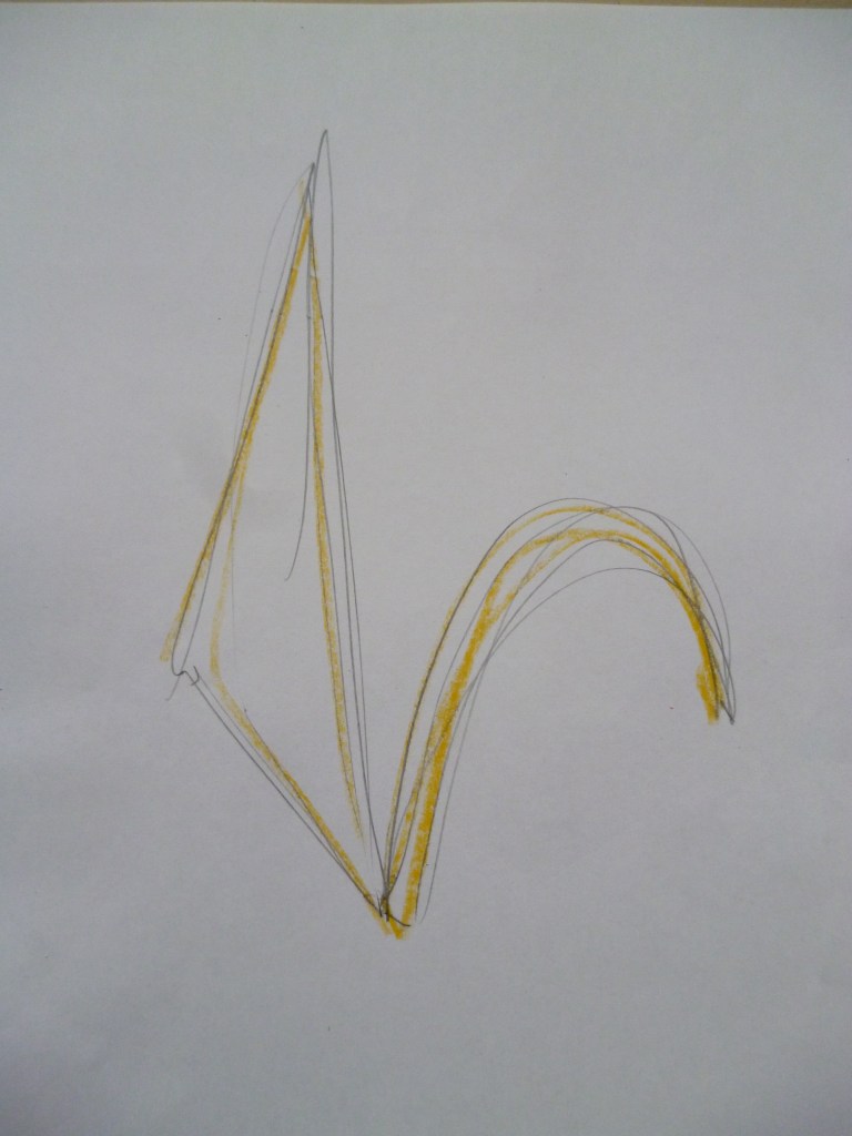 Werner Rückemann, Zeichnung, 2013, Atelier