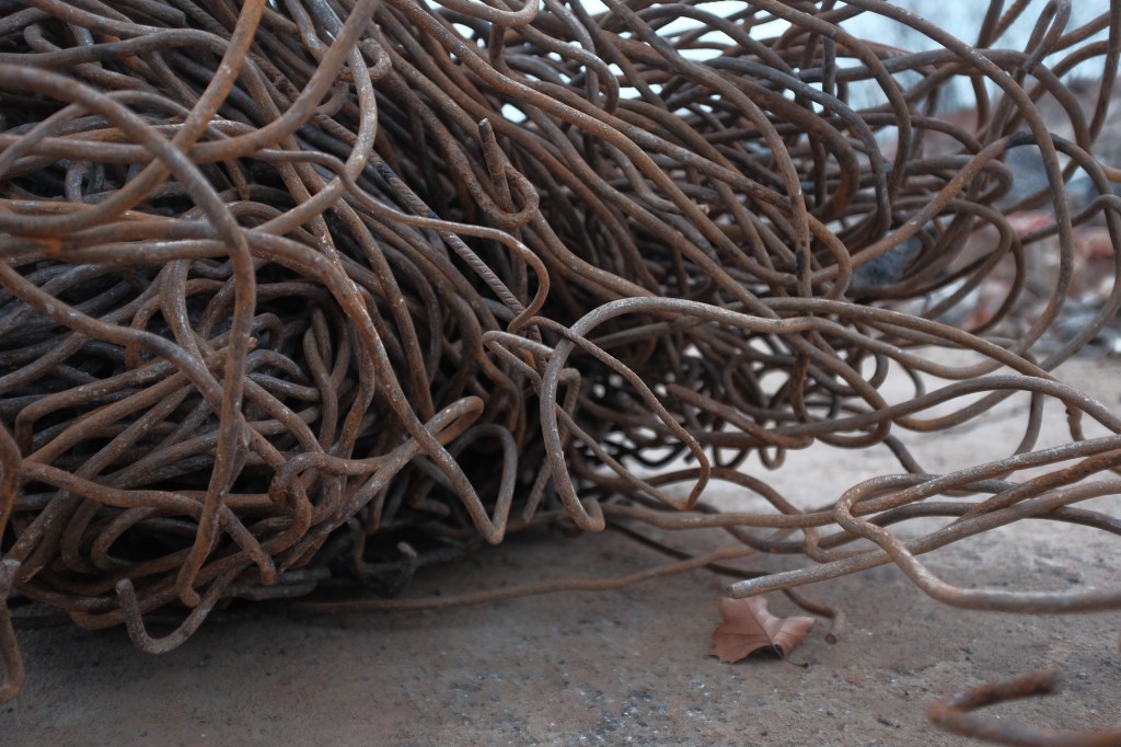 Werner Rückemann, Foto, Metall, 2020, Atelier