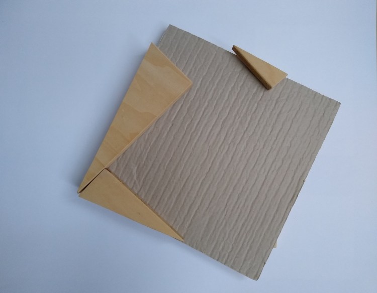 Werner Rückemann, Holz u. Karton, 2013, Atelier