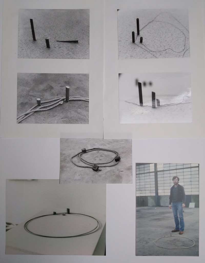 Werner Rückemann, Modelle zu Skulptour, 1987, Atelier