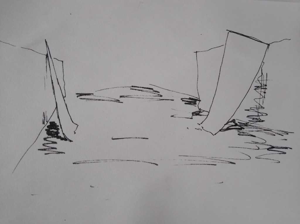 Werner Rückemann, Skulptur am Fort, 1985