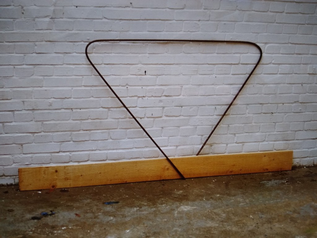 Werner Rückemann, o.T. (untitled), Holz, Metal, Stadthalle Detmold, Dialoge, 1988