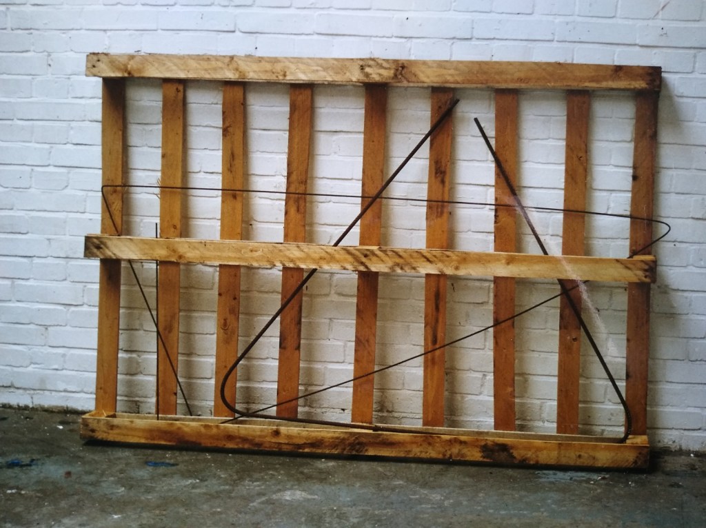 Werner Rückemann, o.T. (untitled), Holz, Metall, Atelier Münster, 1996