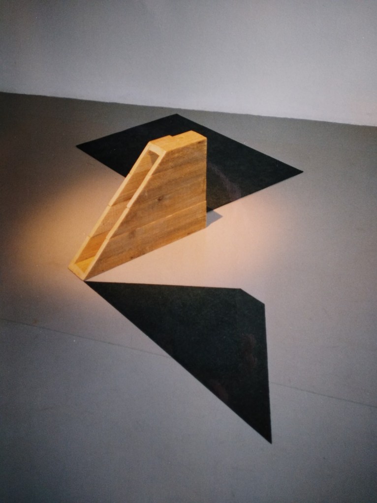 Werner Rückemann, o.T. (untitled), Holz, Türpappe, Kunstverein Unna, 1995